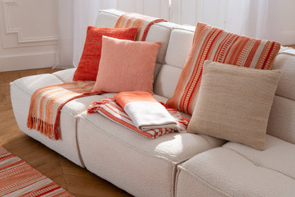 Chair Swivel Square Poplar Wood/Foam Cream