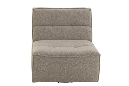 Sessel drehbar quadratisch Schaumstoff Taupe