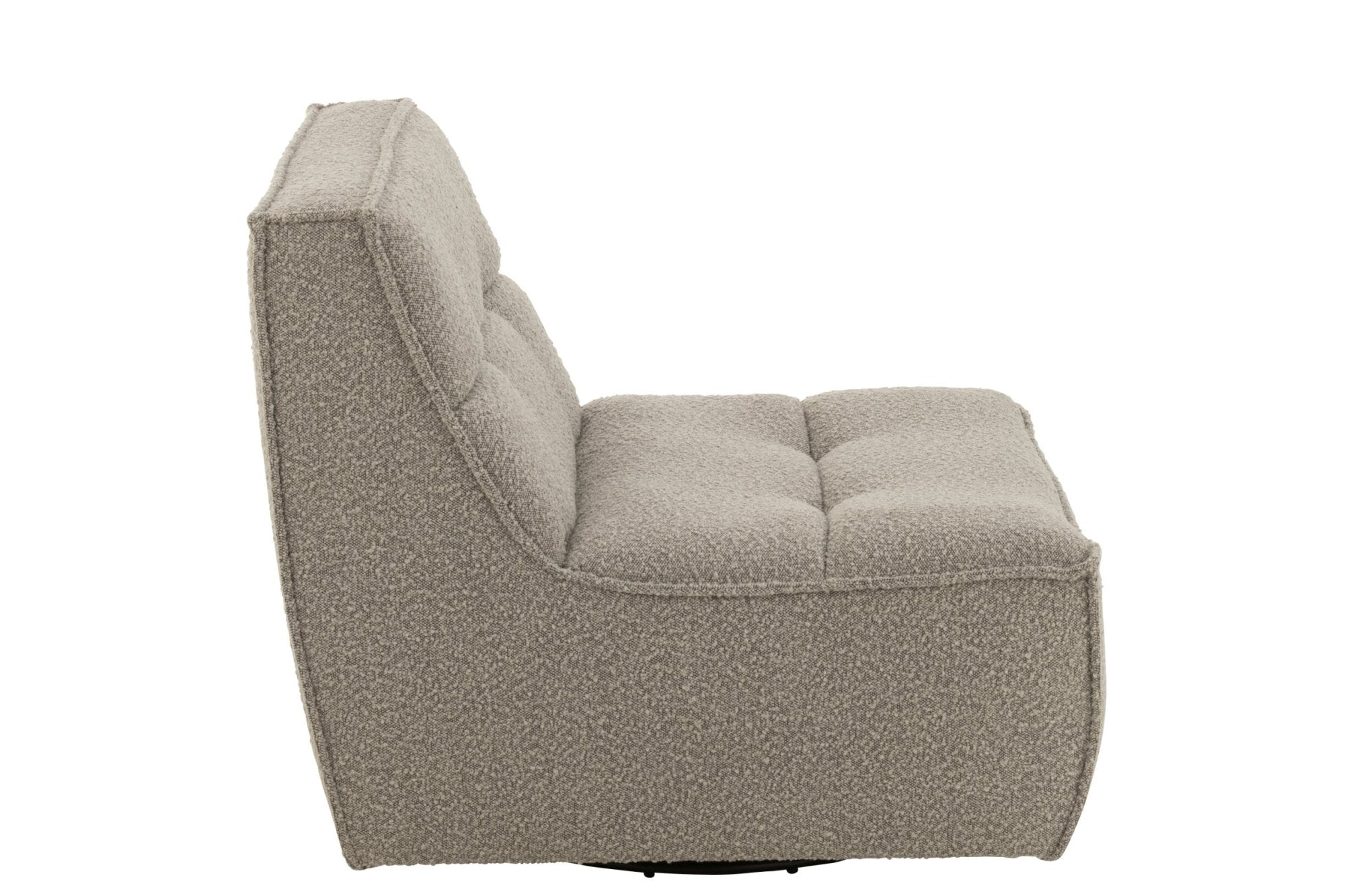 Sessel drehbar quadratisch Schaumstoff Taupe