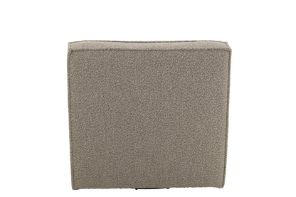 Sessel drehbar quadratisch Schaumstoff Taupe