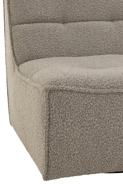 Sessel drehbar quadratisch Schaumstoff Taupe