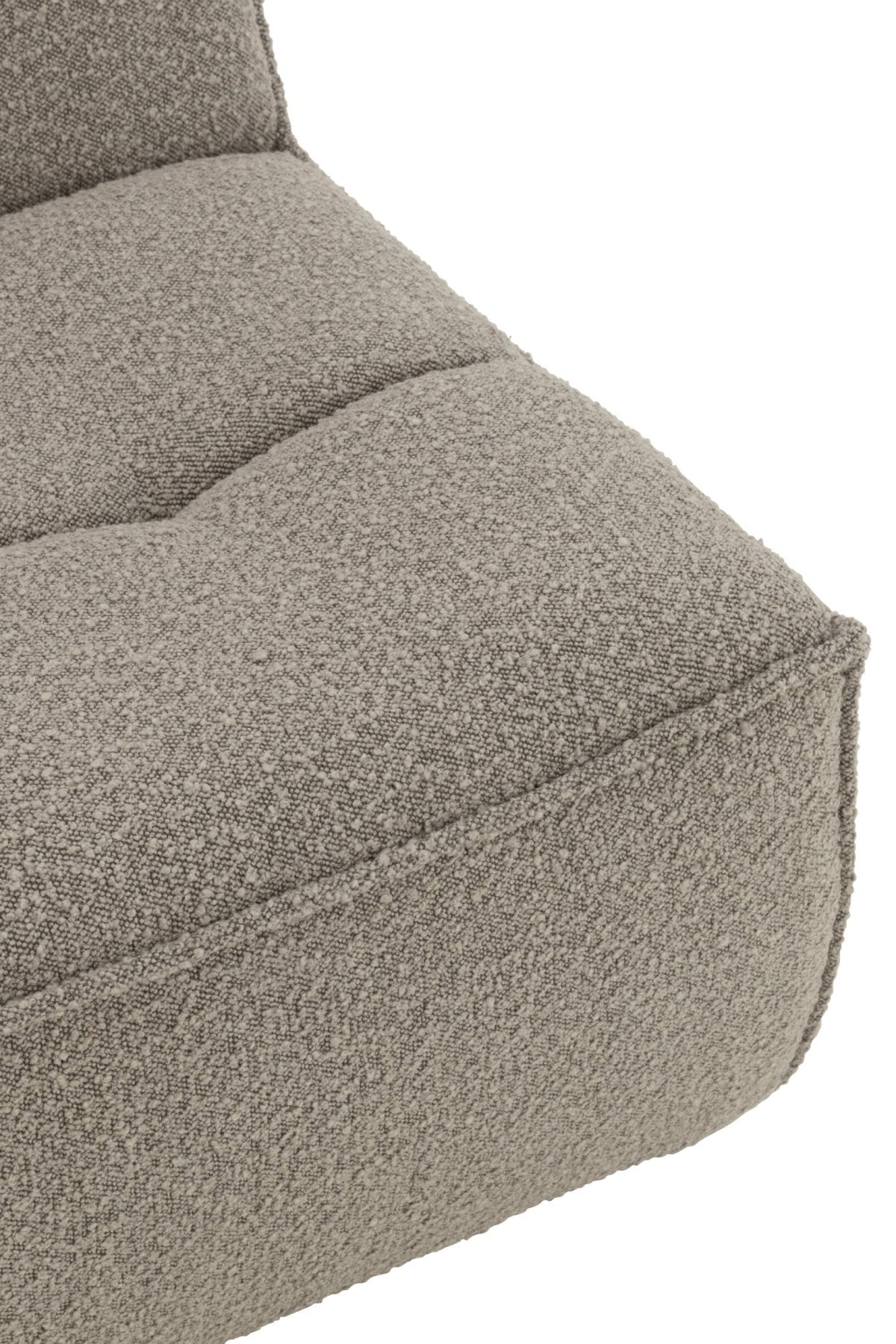 Sessel drehbar quadratisch Schaumstoff Taupe
