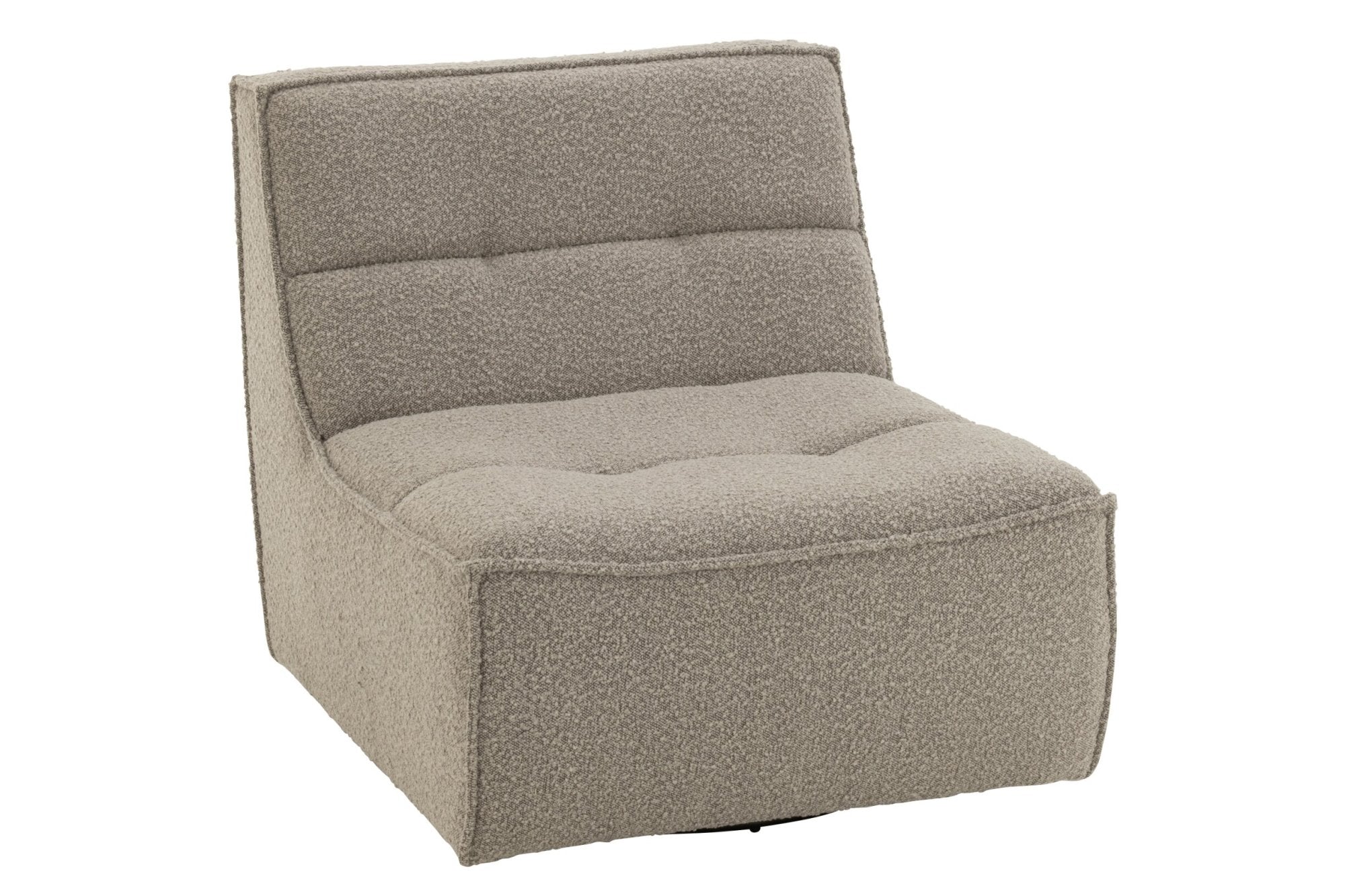 Sessel drehbar quadratisch Schaumstoff Taupe