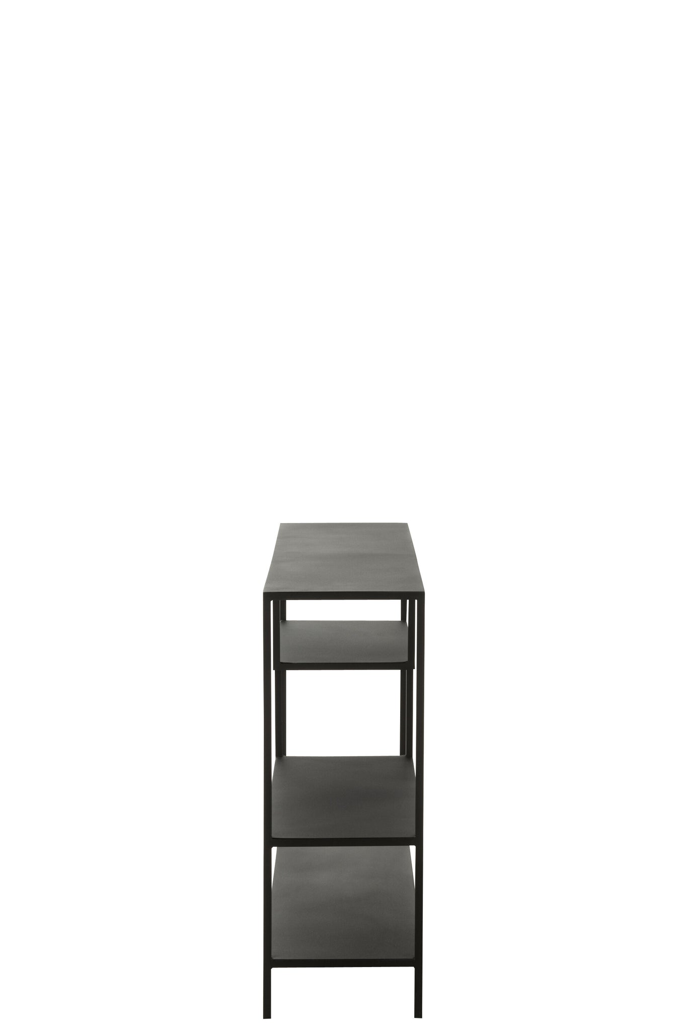 Rack Low Irregular Levels Metal Black