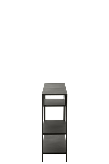 Rack Low Irregular Levels Metal Black