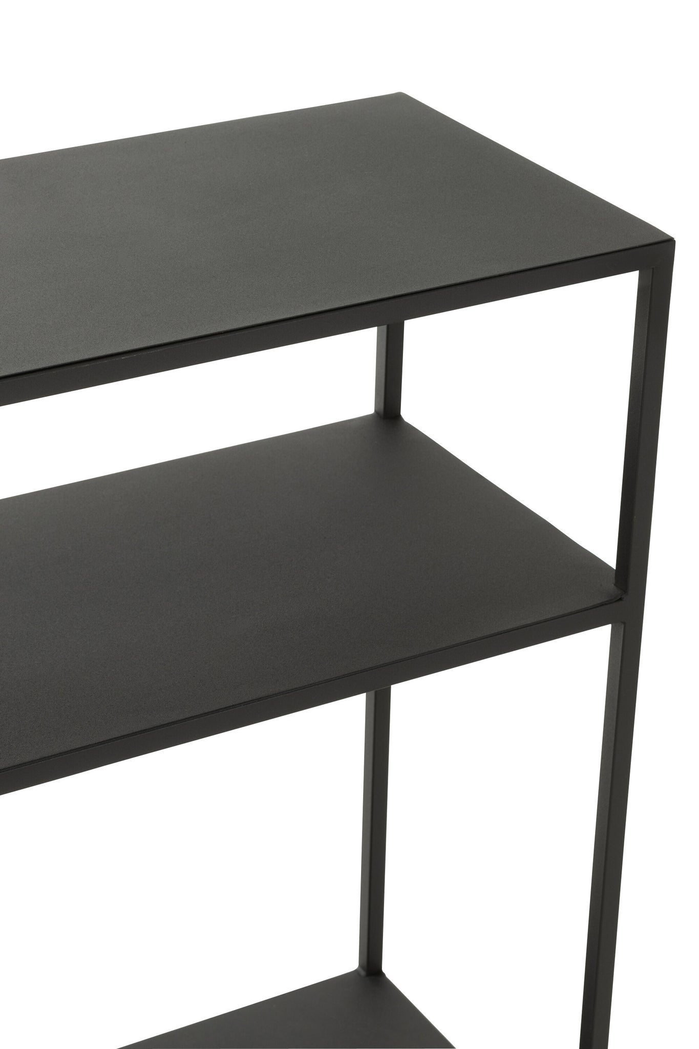 Rack Low Irregular Levels Metal Black