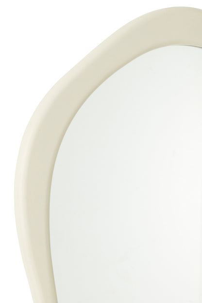 Wall Mirror Moderna Mdf/Mirror White Large