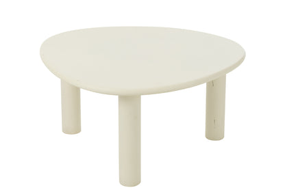 Side Table Bali Mdf/Pvc White Medium