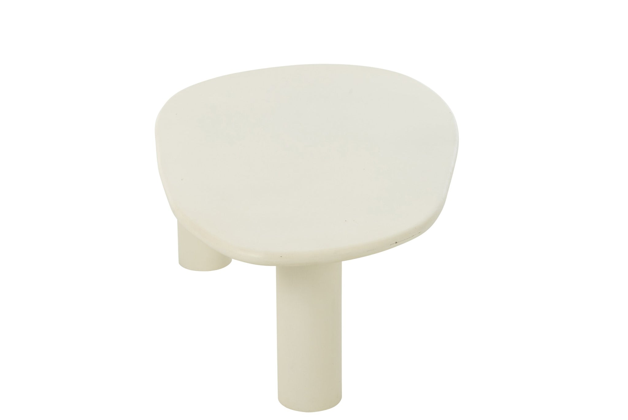 Salontafel Bali – mdf/pvc, wit, 108x59x33 cm
