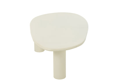 Salontafel Bali – mdf/pvc, wit, 108x59x33 cm