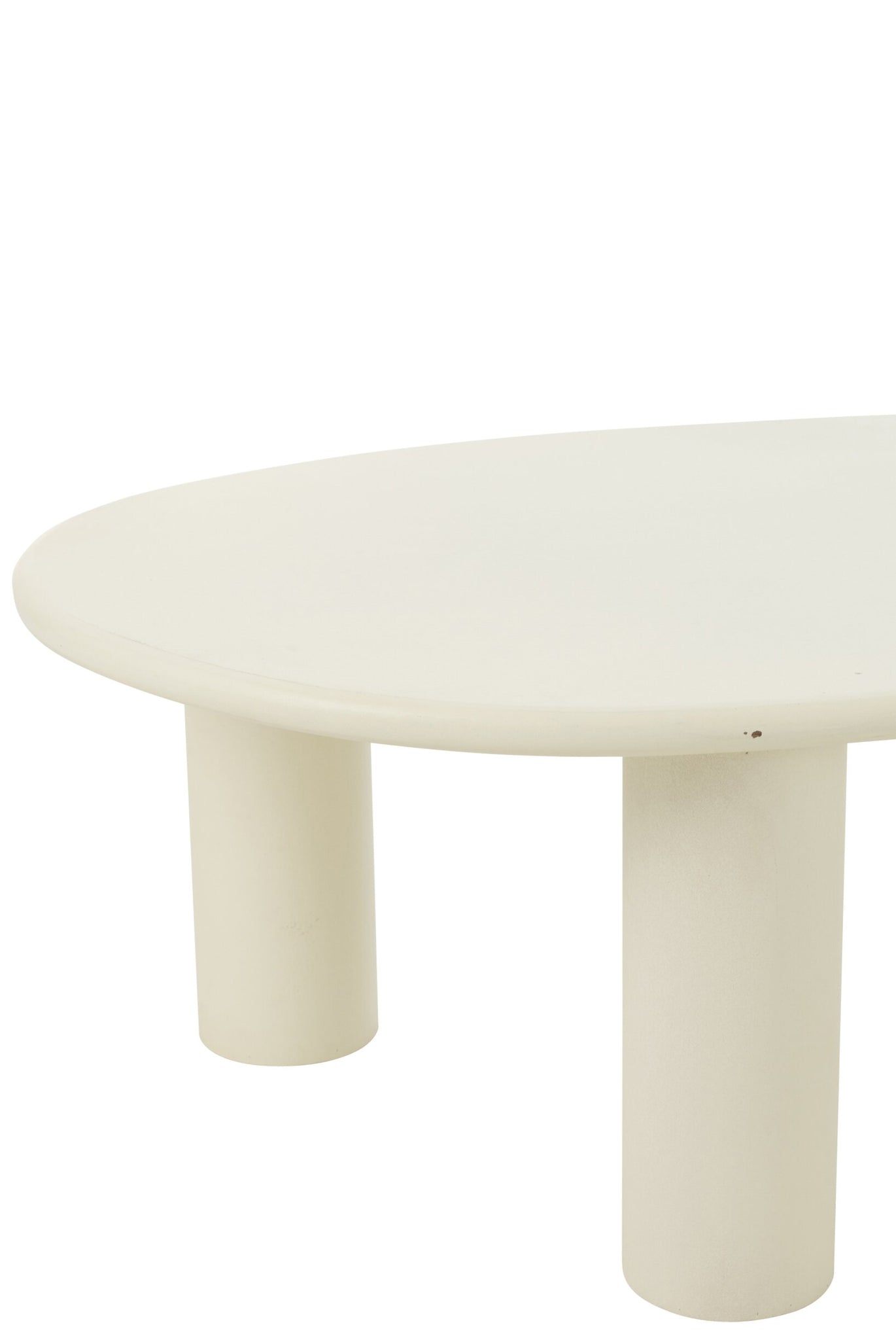 Salontafel Bali – mdf/pvc, wit, 108x59x33 cm