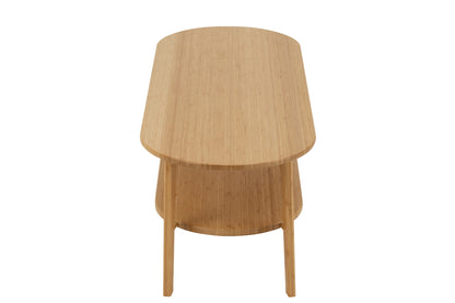 Coffee Table Square Bamboo Natural