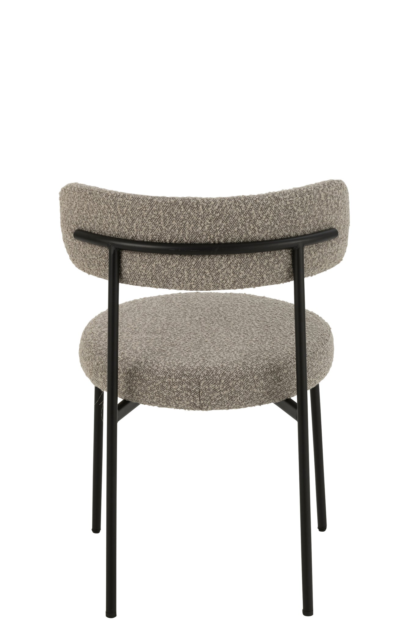 Chair Boucle Plywood/Polyester Grey/Black