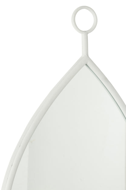 Hängespiegel/MDF Weiß Mittel