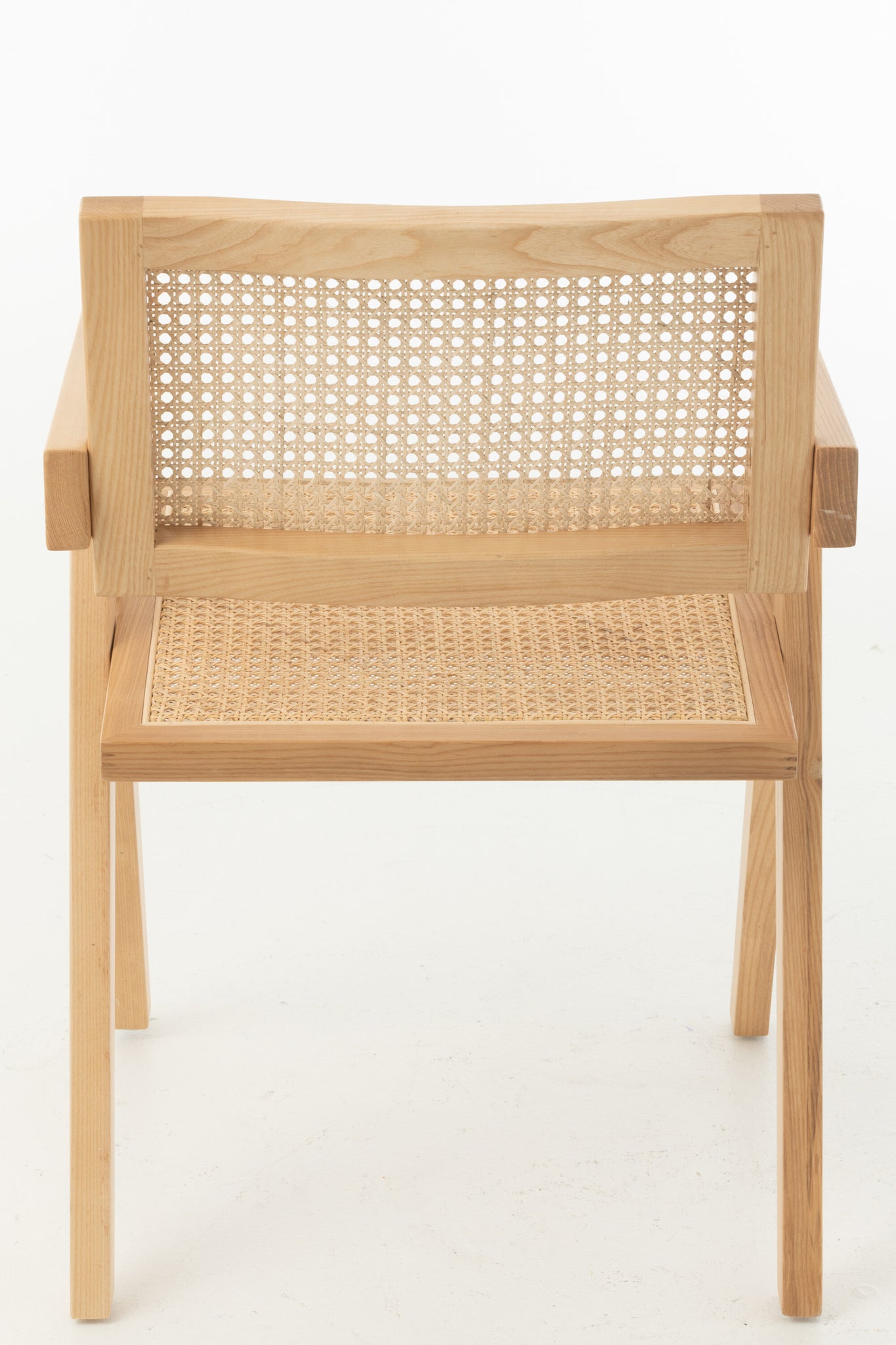 Chair Grid Ash Wood/Rattan Natural