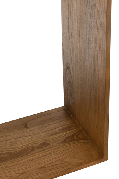 Wandregal Würfel Holz Braun