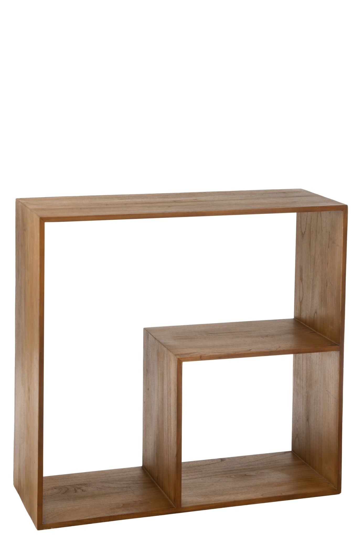 Wandrek Cube – hout, bruin, 100x40x106 cm
