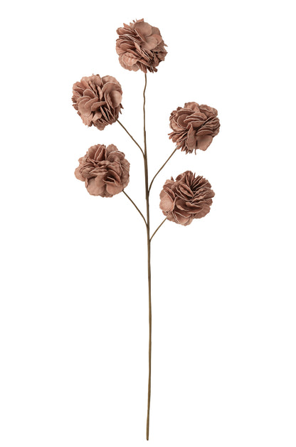 Blumenzweig 5 Pompons Eva Nude Pink