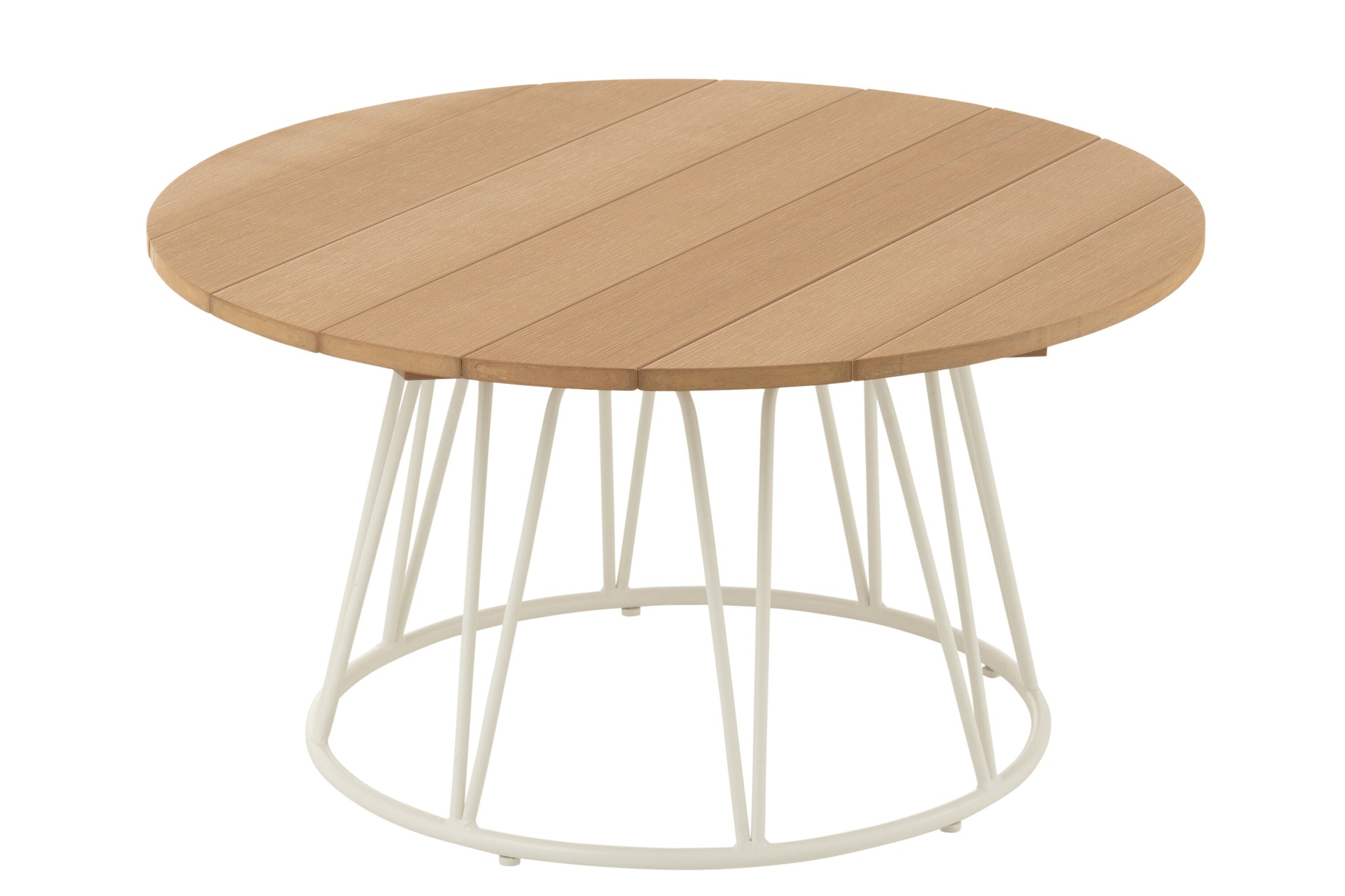 Table Zoa Steel/Polyethylene White
