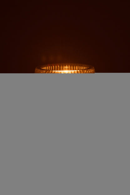 Candle Holder Hat Glass Transparent