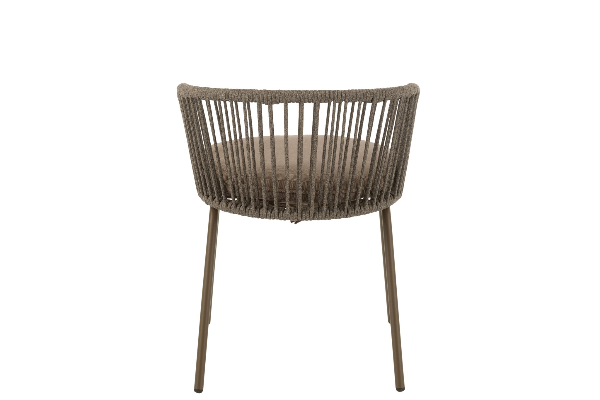 Stuhl Toa Stahl/Seil Braun