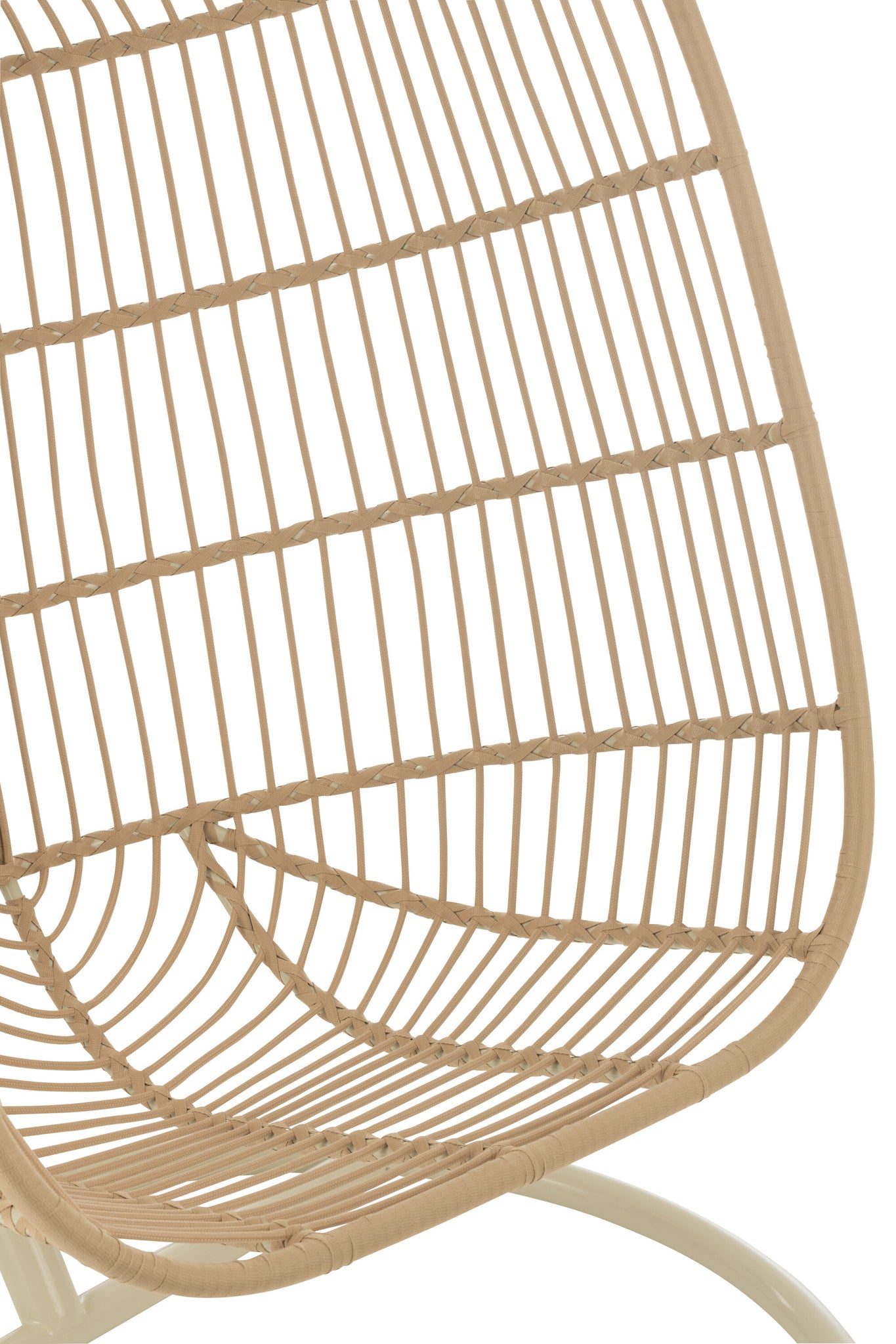 Hanging Chair Egga Steel/Rope Beige