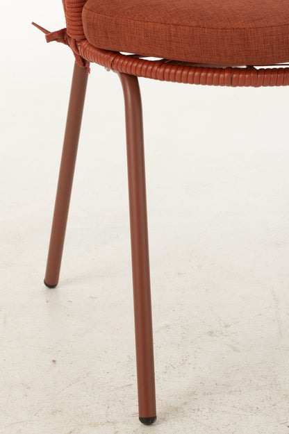 Stuhl Toa Stahl/Seil Rot