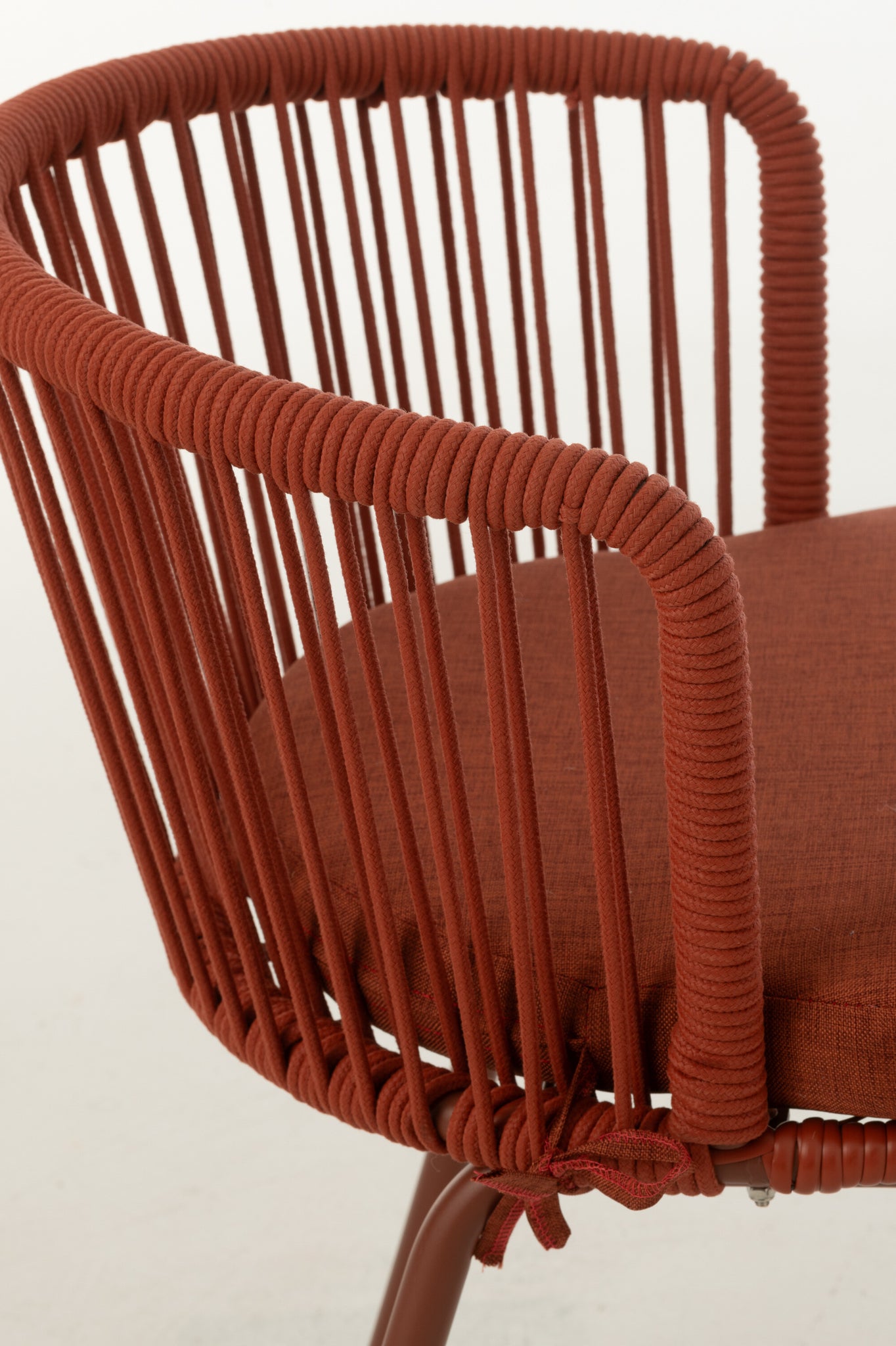 Stuhl Toa Stahl/Seil Rot