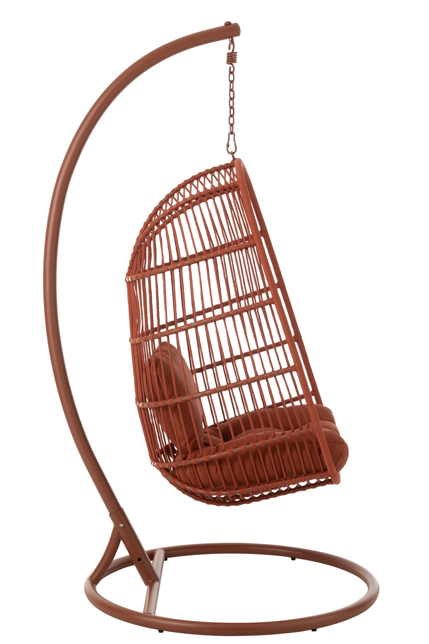 Hängesessel Egga Stahl/Seil Rot
