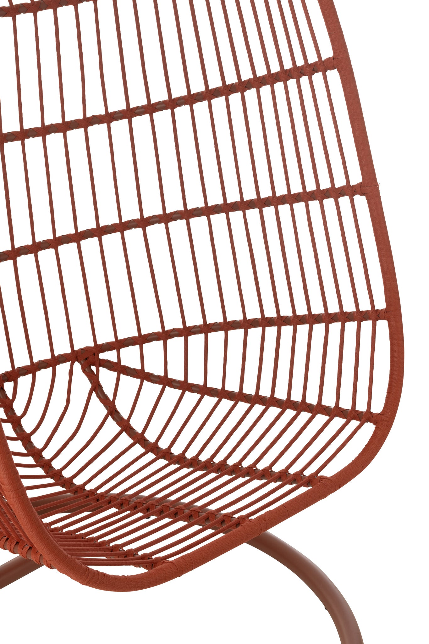 Hängesessel Egga Stahl/Seil Rot