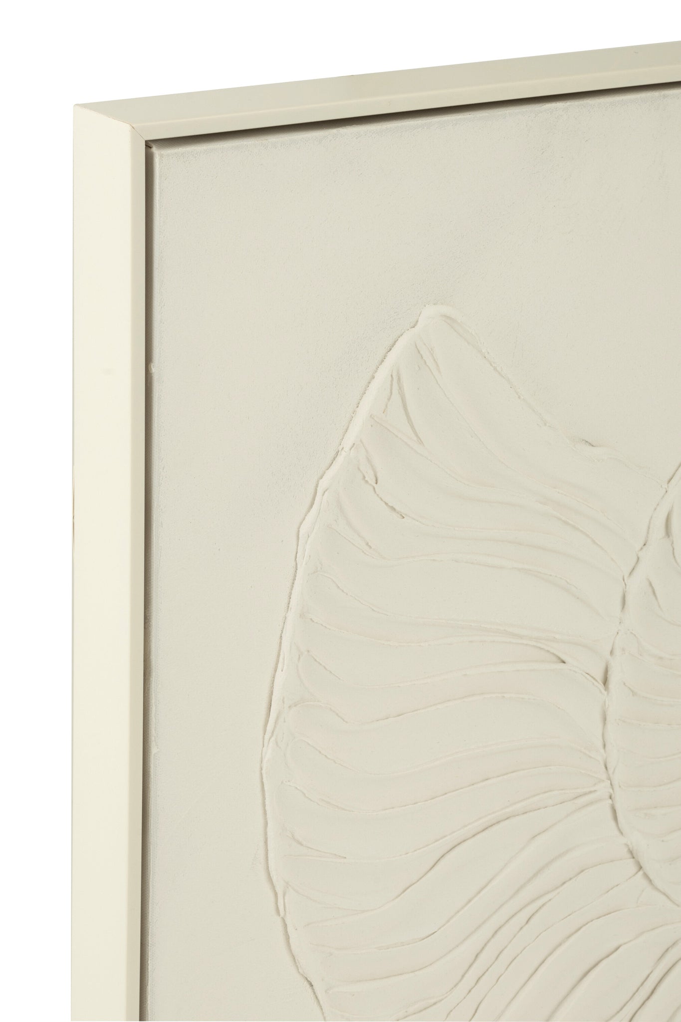 Gemälde Muschel Acryl/Leinwand Weiß