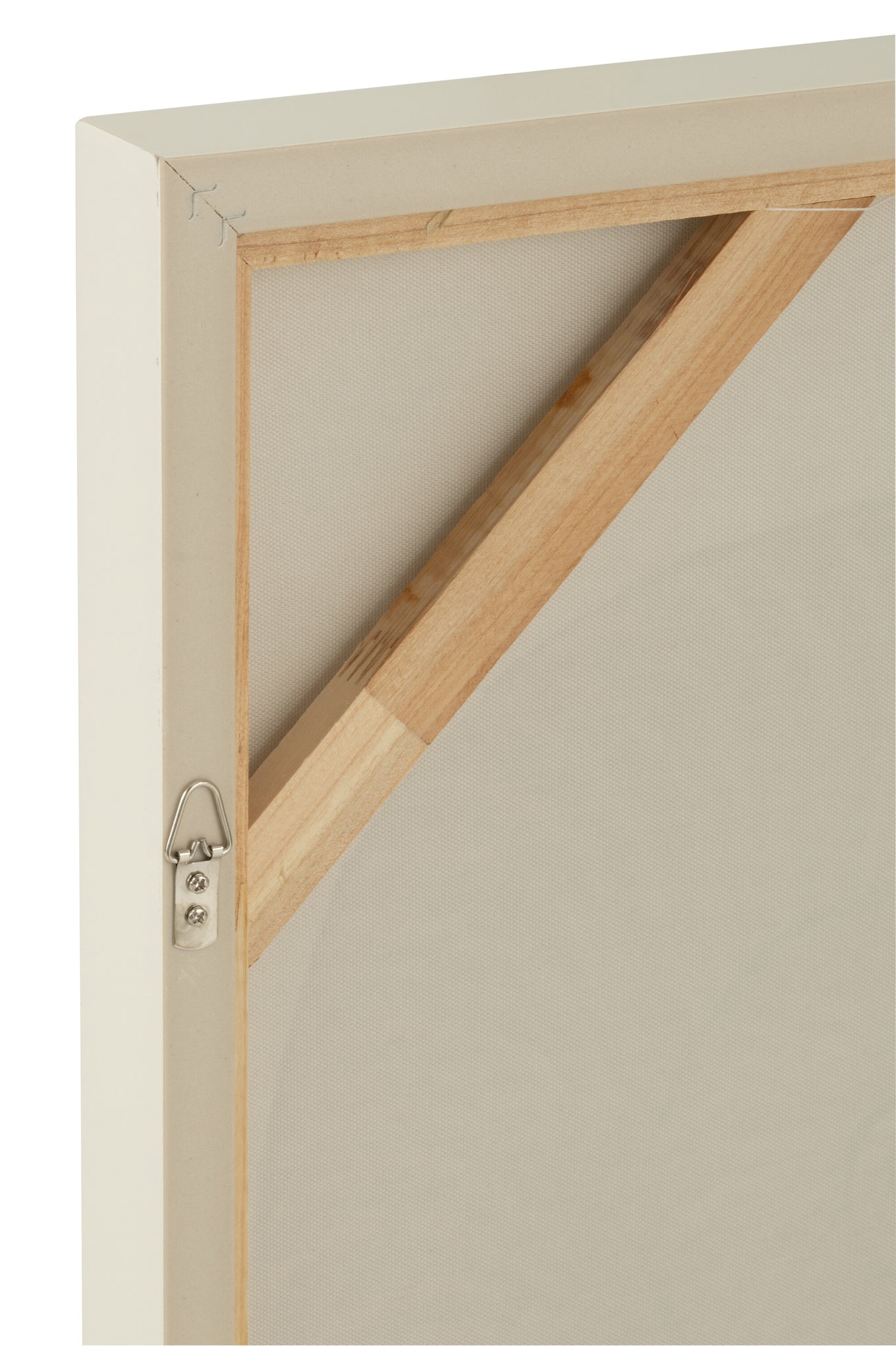 Gemälde Muschel Acryl/Leinwand Weiß