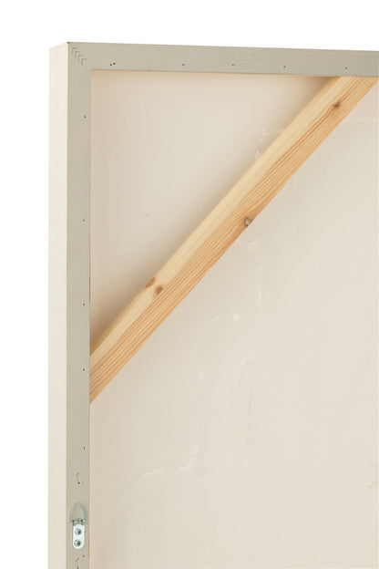 Schilderij Vot – canvas en grenenhout, multicolour, 93x123 cm