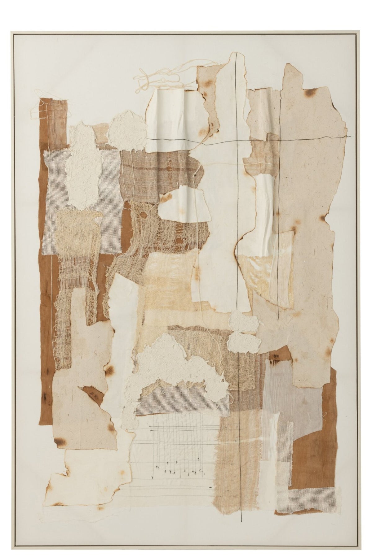 Schilderij Dob – canvas en grenenhout, multicolour, 102x152 cm