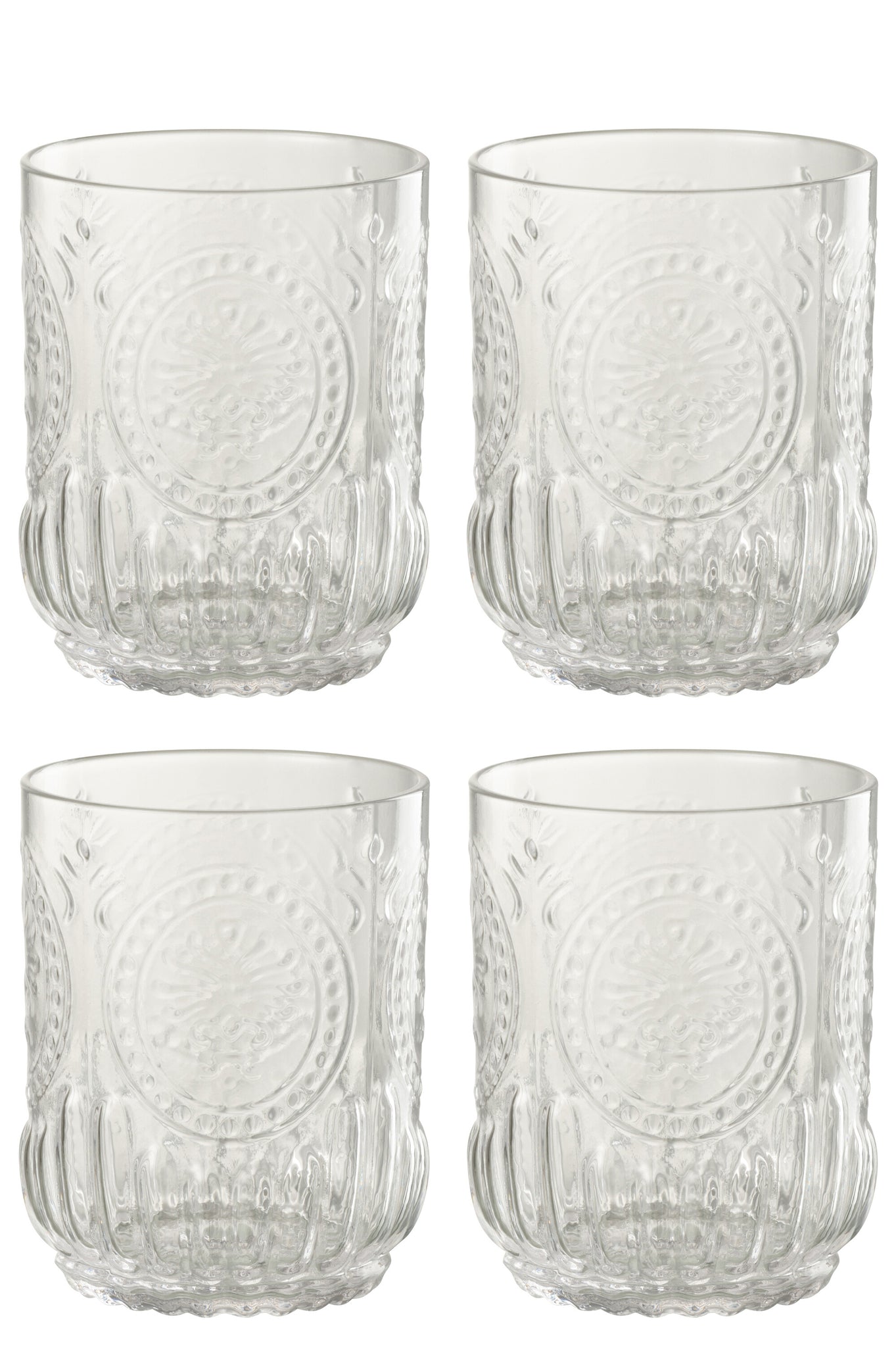 Giftbox 4 Drinking Glass Maya Glass Transparent