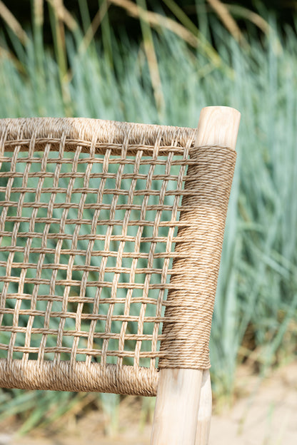 Sofa Vita Teak/Kunststoff Natur