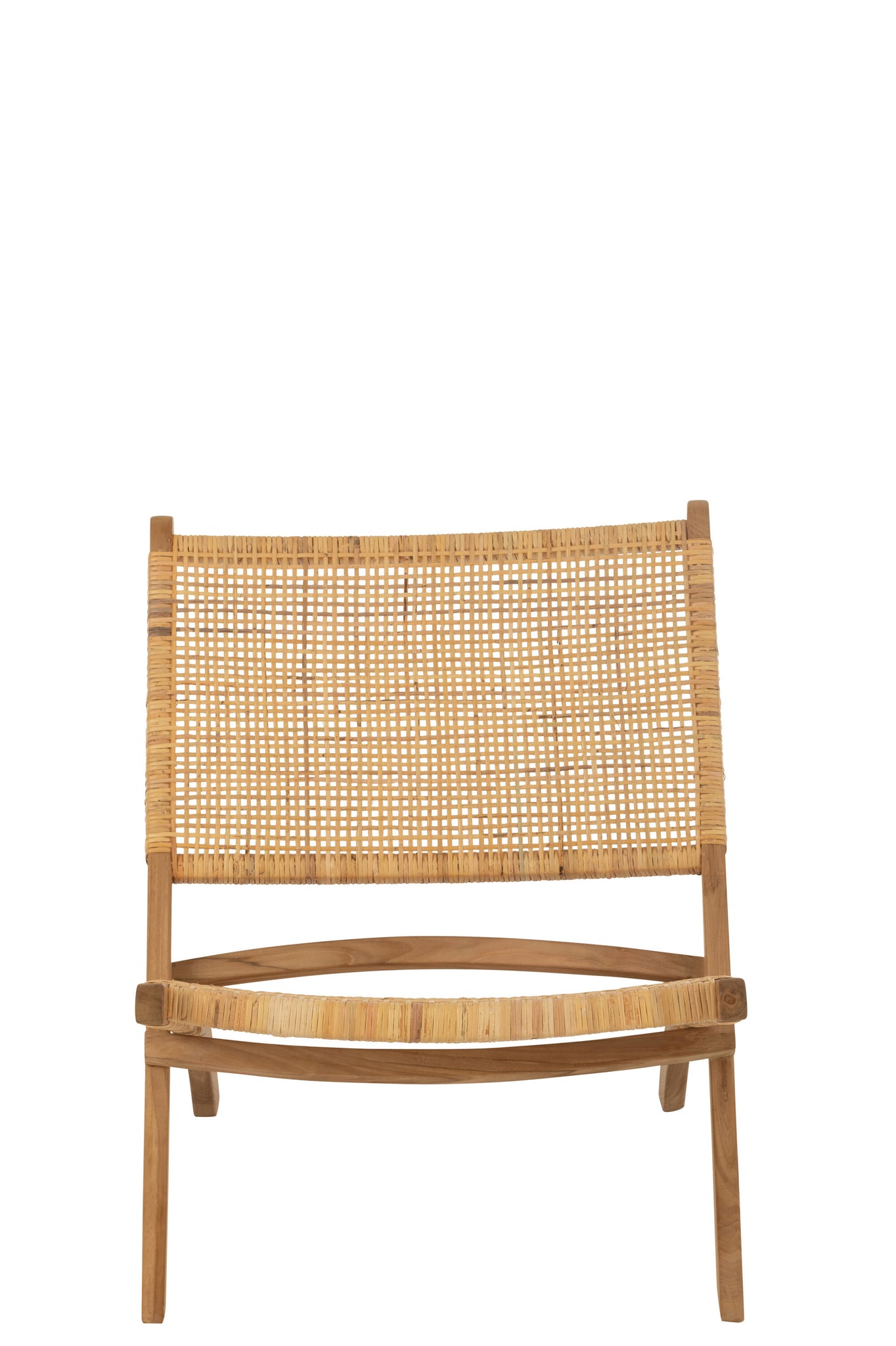 Klappstuhl Rattan/Teak Natur