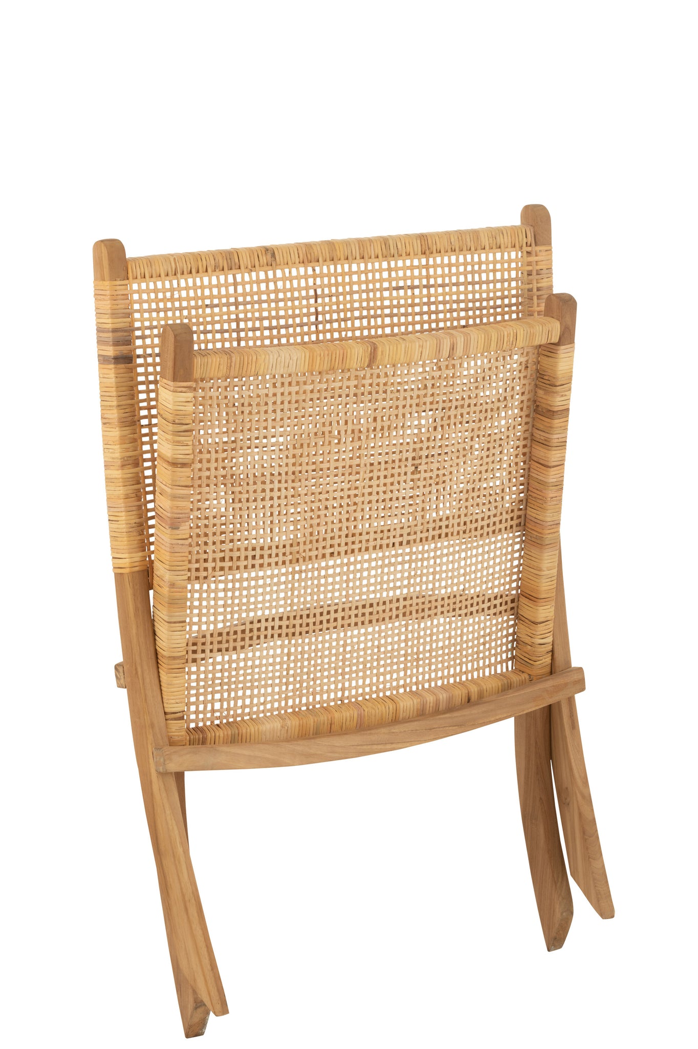 Folding Chair Rattan/Teak Natural