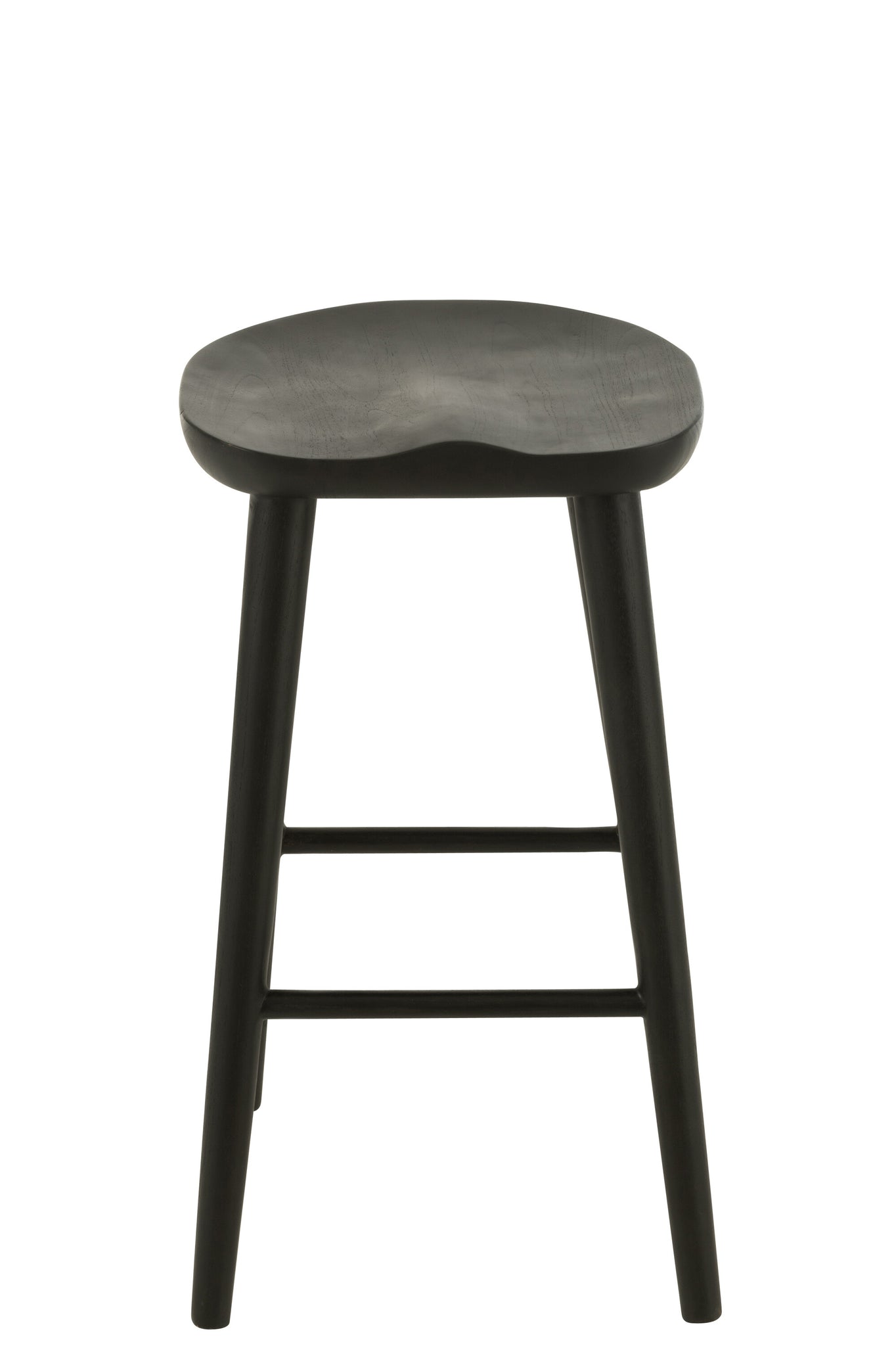 Bar Chair Mika Teak Black