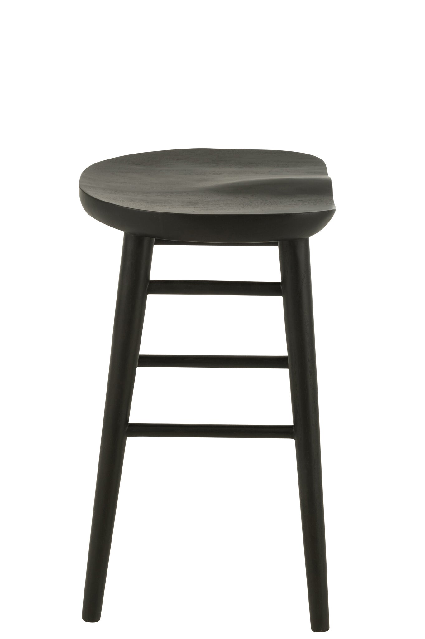 Bar Chair Mika Teak Black