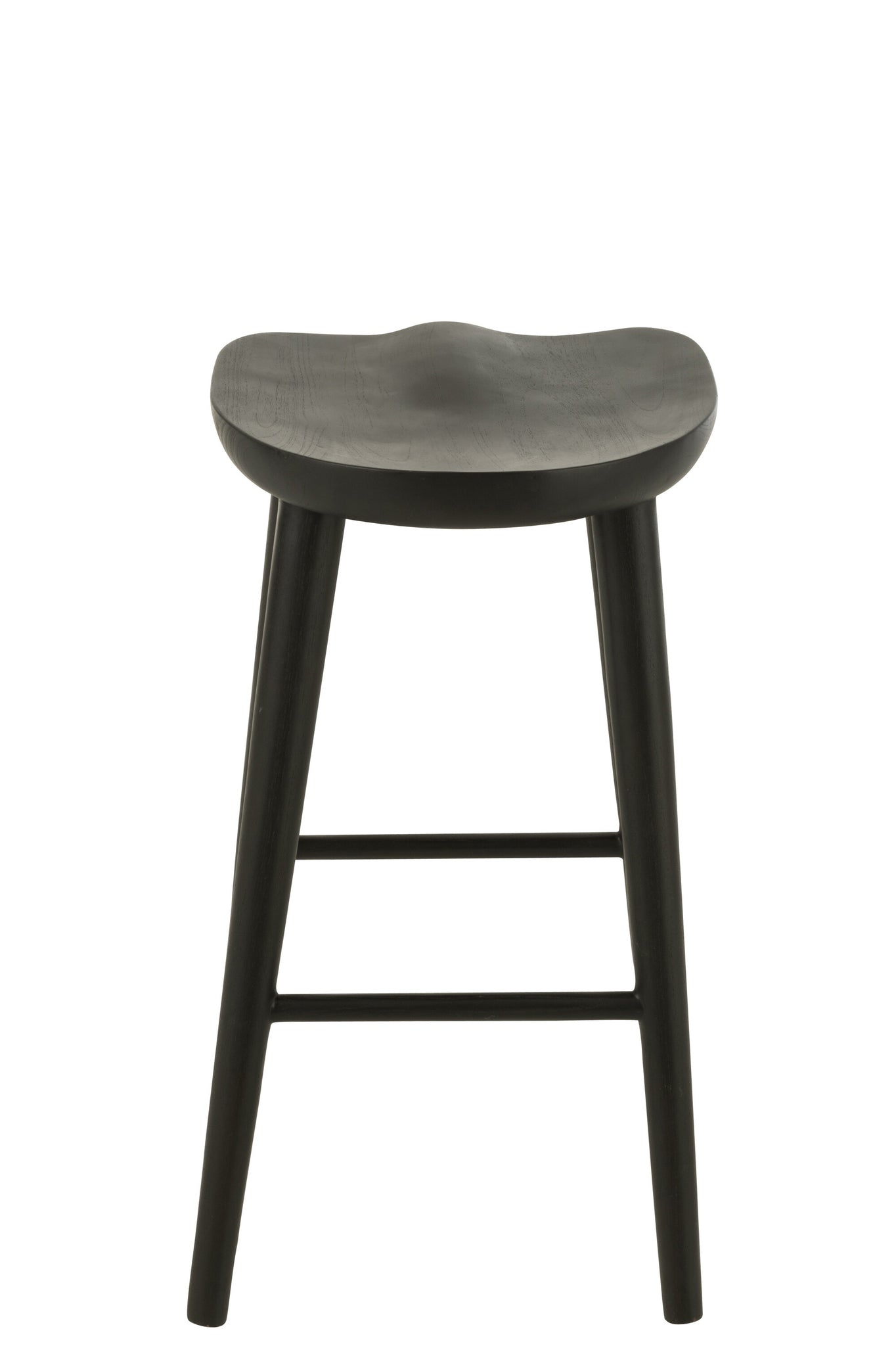 Bar Chair Mika Teak Black
