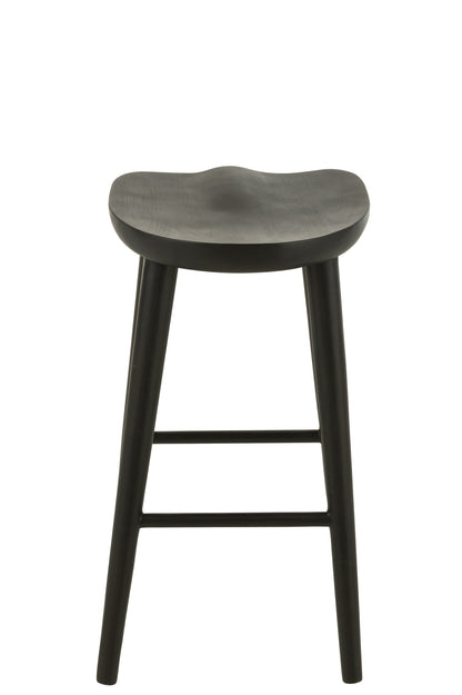 Bar Chair Mika Teak Black