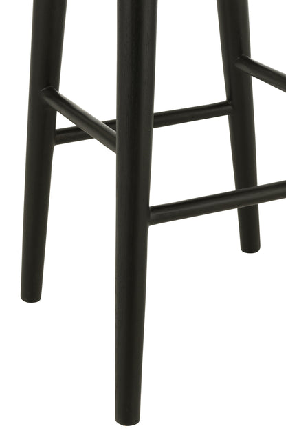 Bar Chair Mika Teak Black