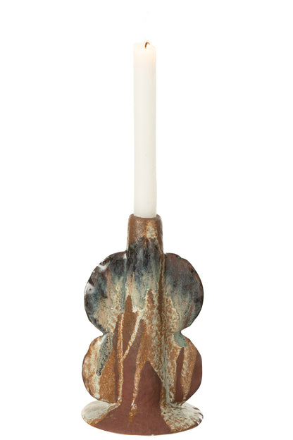 Vase/Candleholder Naga Ceramic  Rusty Brown