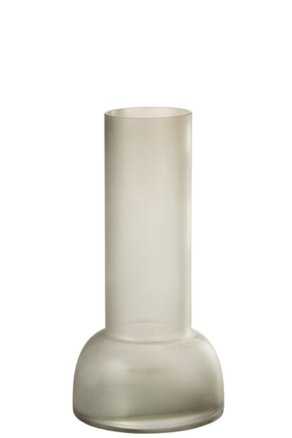 Vase/Candleholder Yara Glass Greige Medium