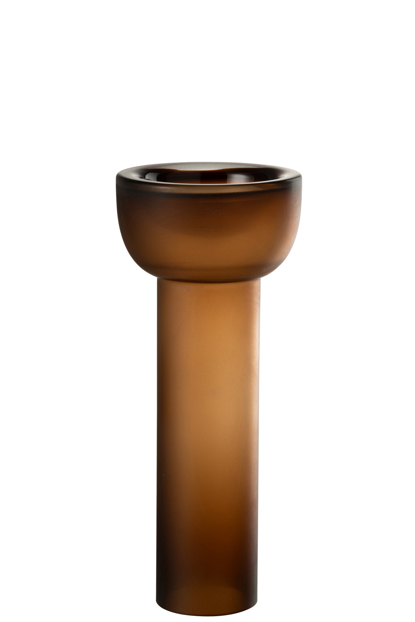 Vase/Candleholder Yoko Glass Brown Large