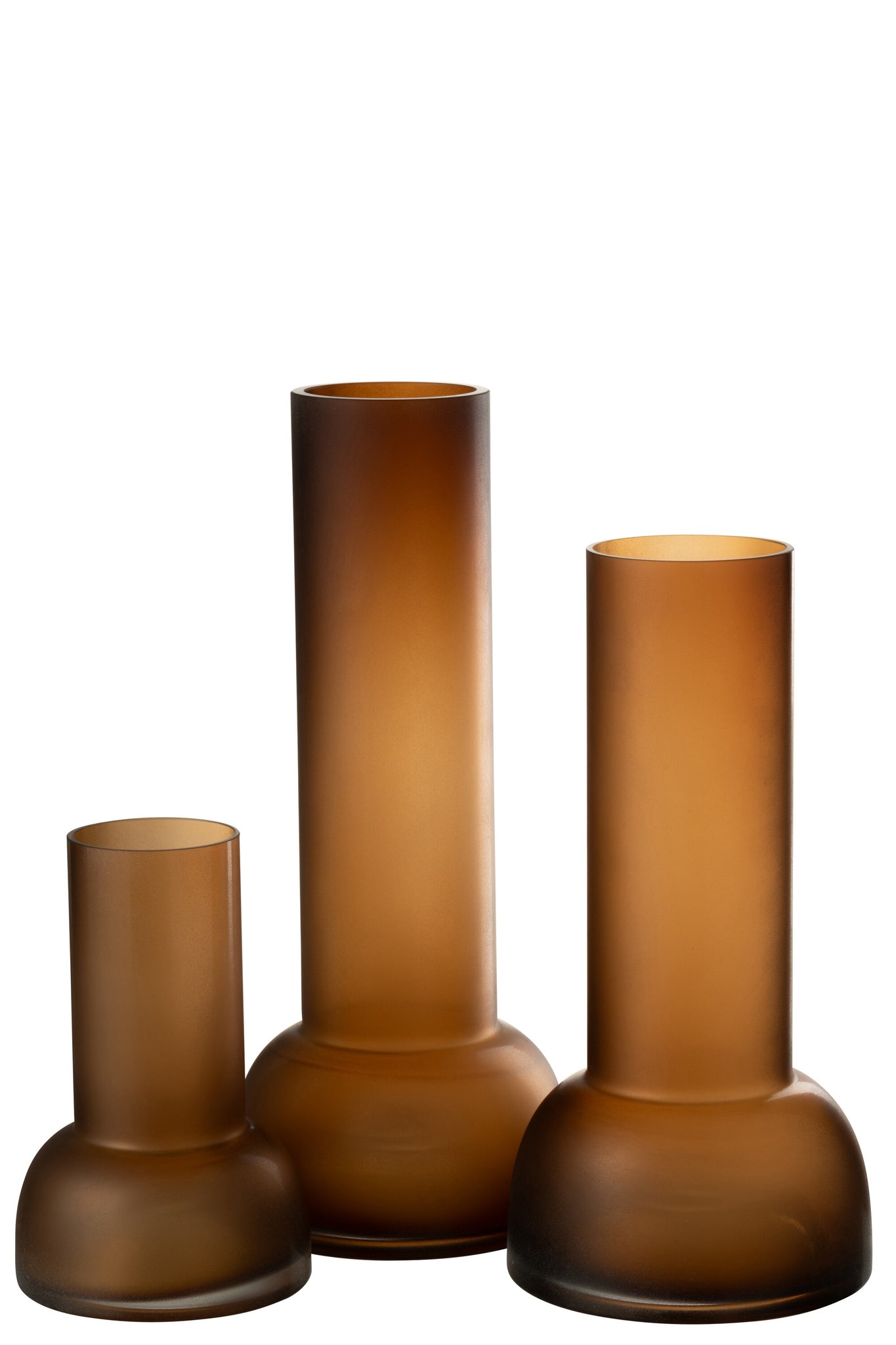 Vase/Candleholder Yoko Glass Brown Large