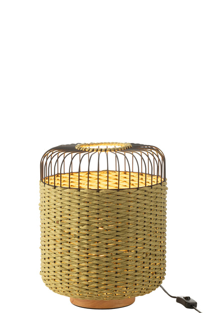 Table Lamp Metal Green