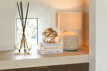 Table Lamp Mia Terracotta Beige Small