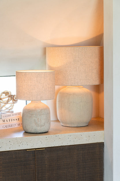 Table Lamp Mia Terracotta Beige Small